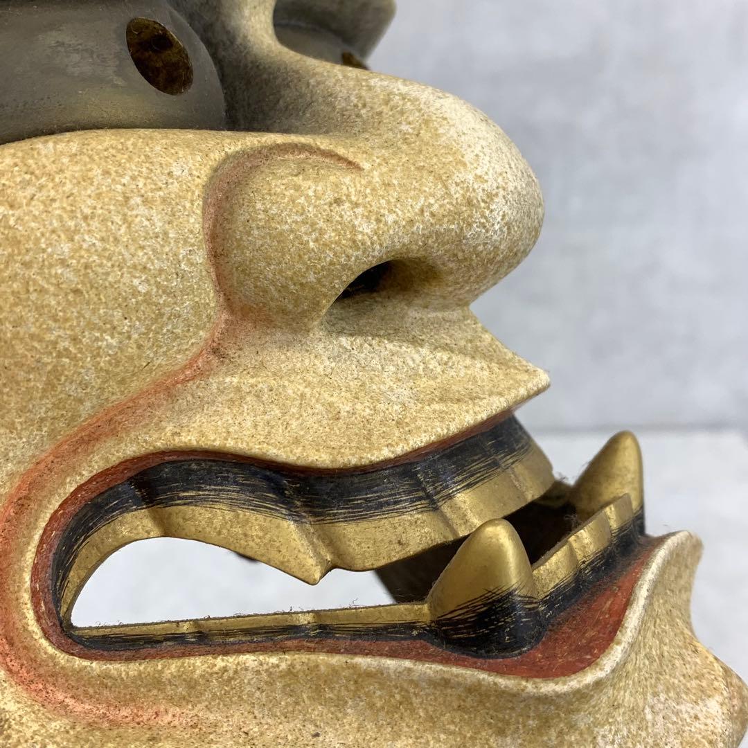 【Kuki】能面 般若 長沢宗春 共箱 能面師 人間国宝 長澤氏春 次男