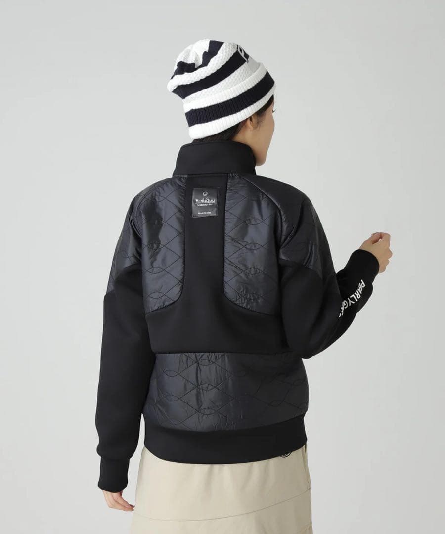 26年モデル パーリーゲイツ PERTEX QUANTUM中綿 セットアップ 黒