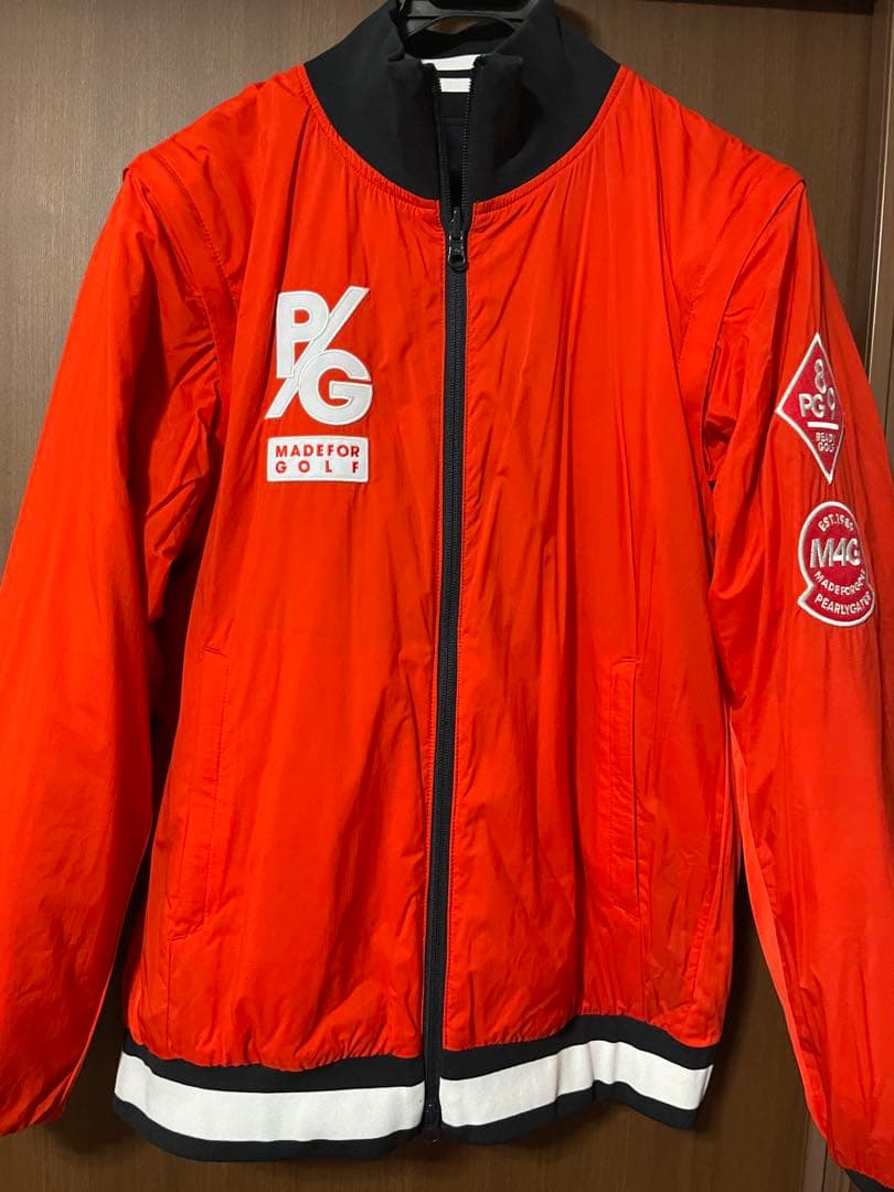 週末限定価格　PEARLY GATES ネイビー ジャケット リバーシブル　赤