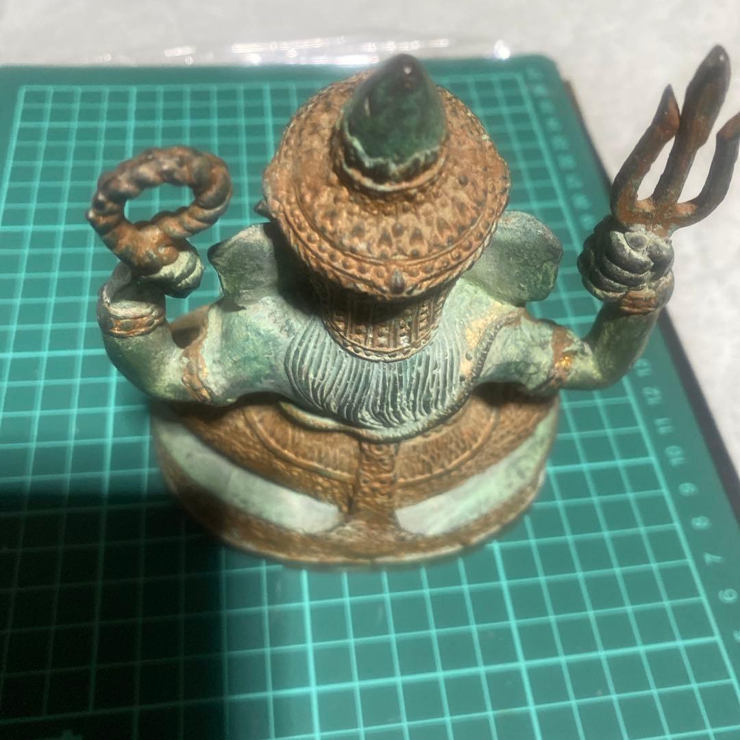 ガネーシャ像 銅像 置物 ヒンドゥー教　神仏様