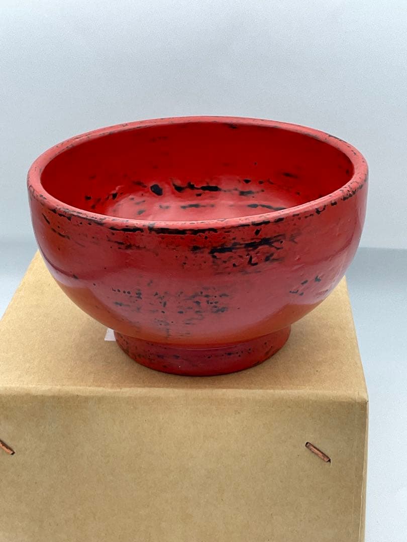 川勝英十津　桐朱椀　作家　漆器