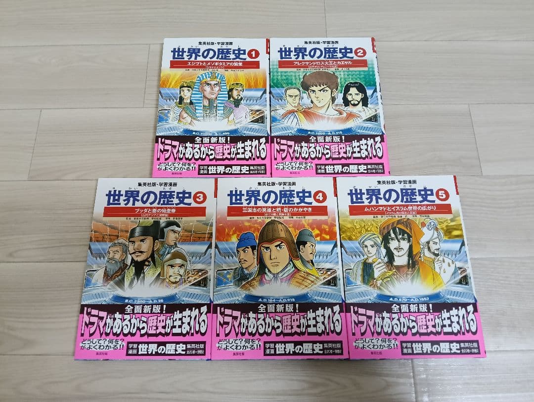 集英社 世界の歴史 全20巻+2冊セット 両面ポスター付き 付属品完備