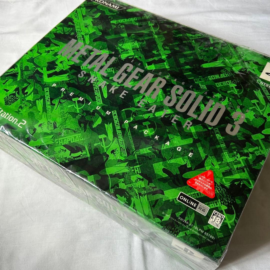 新品未開封　PS2  メタルギア ソリッド3 SNAKE EATER 限定版