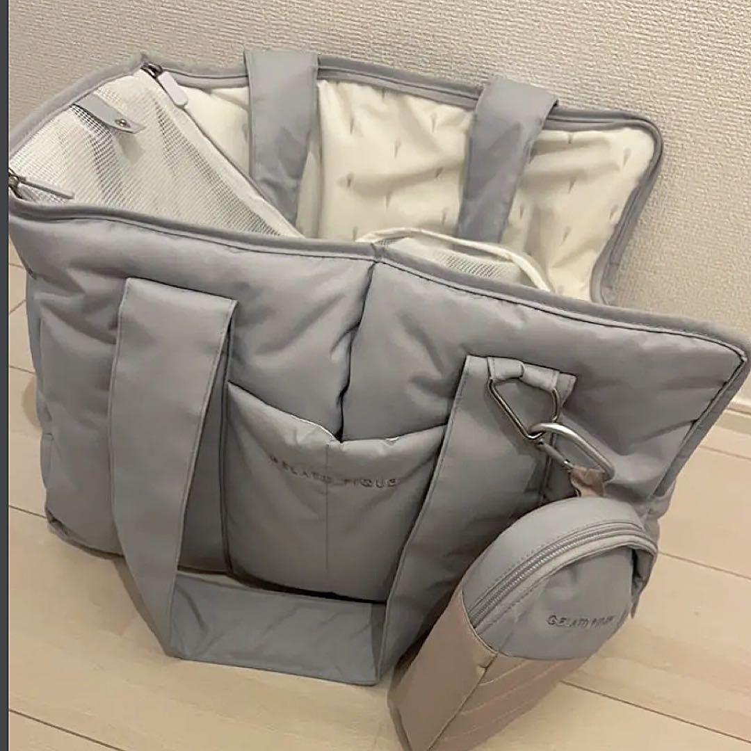 ジェラピケ　犬用お散歩バッグ　キャリー　ジェラートピケ