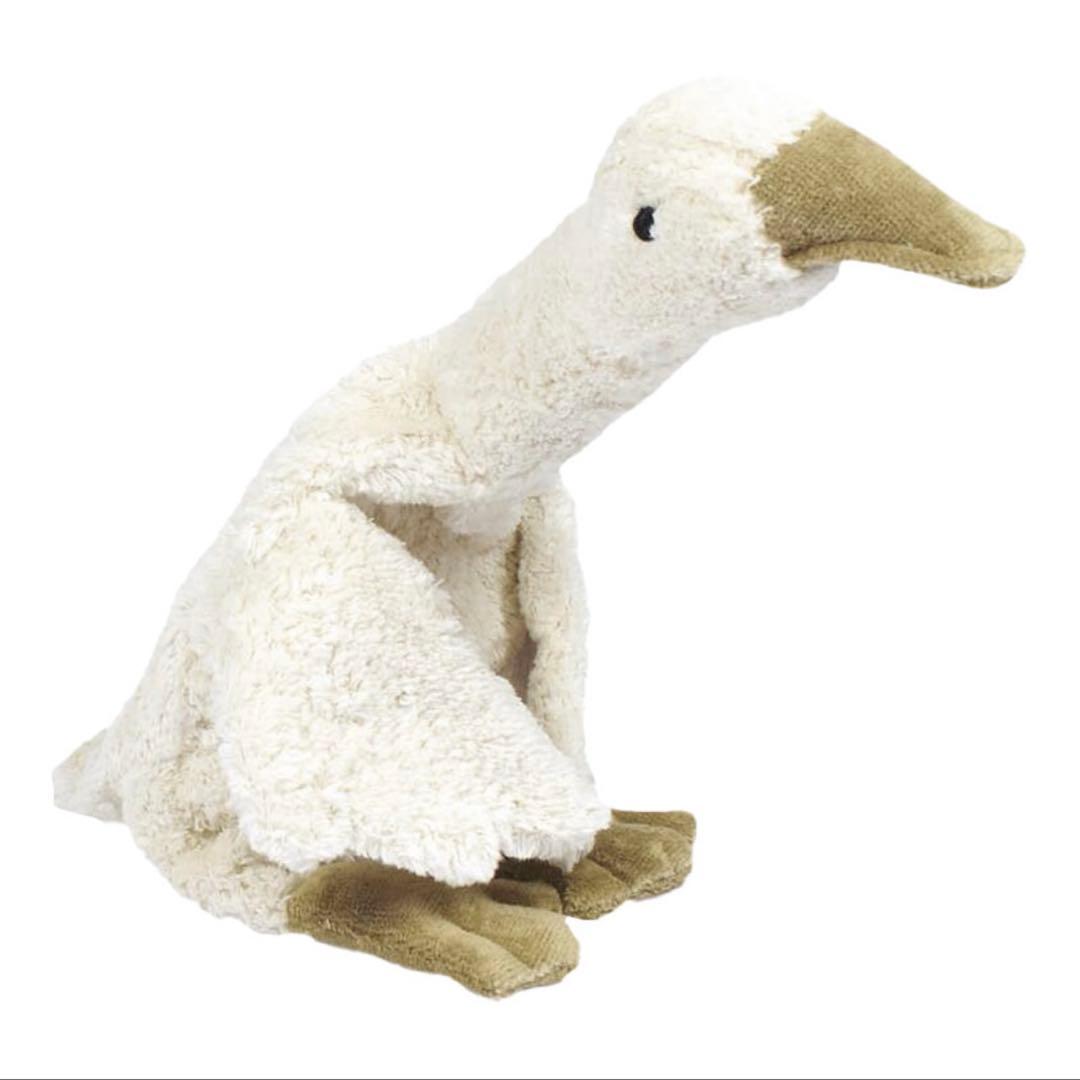 ぽん【美品】ナチュラル可愛い♪ゼンガーナチュウェルトのガチョウぬいぐるみL