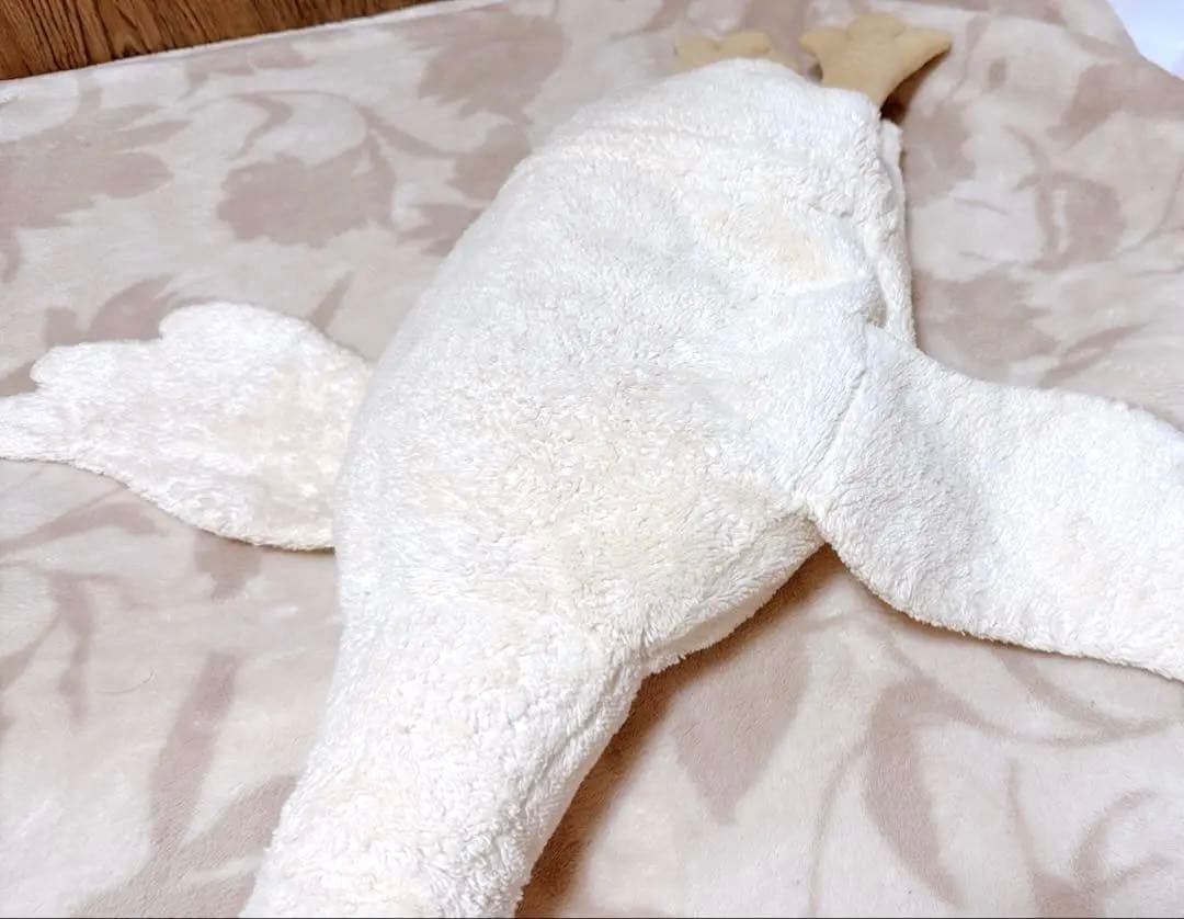 ぽん【美品】ナチュラル可愛い♪ゼンガーナチュウェルトのガチョウぬいぐるみL