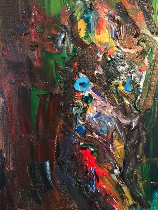 shame  恥（油彩画）