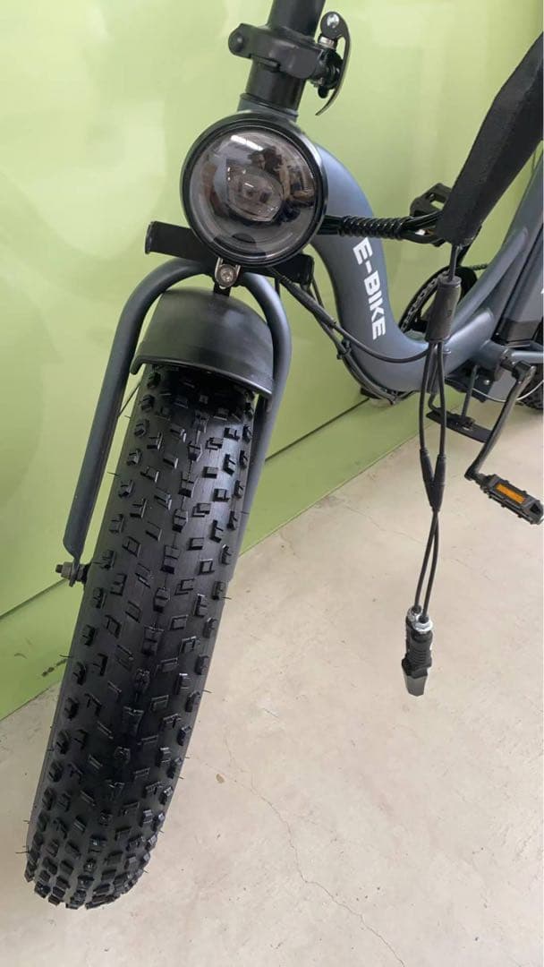 06 ファットバイク20インチ折り畳みビーチクルーザー自転車