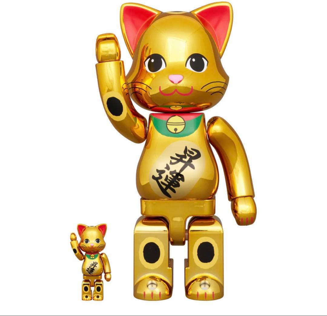 NY@BRICK 招き猫 100％ & 400％ （ 2個セット )