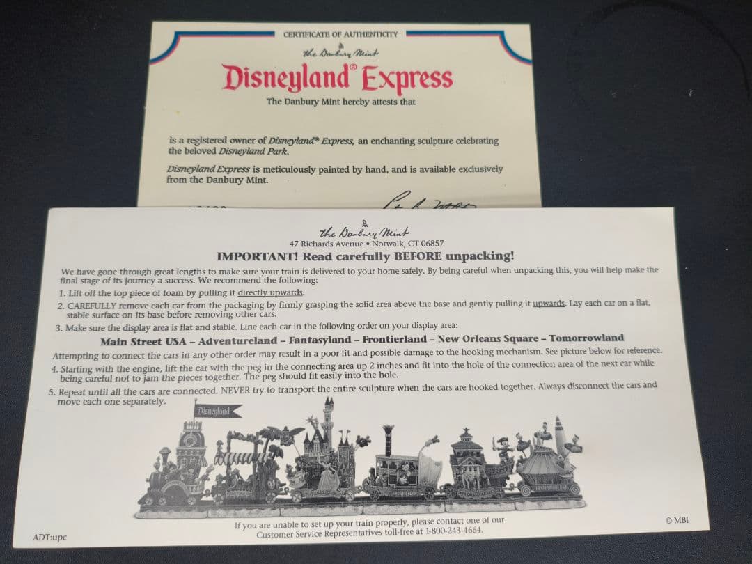 ディズニーランドエクスプレスメインストリートパレード トレインセット