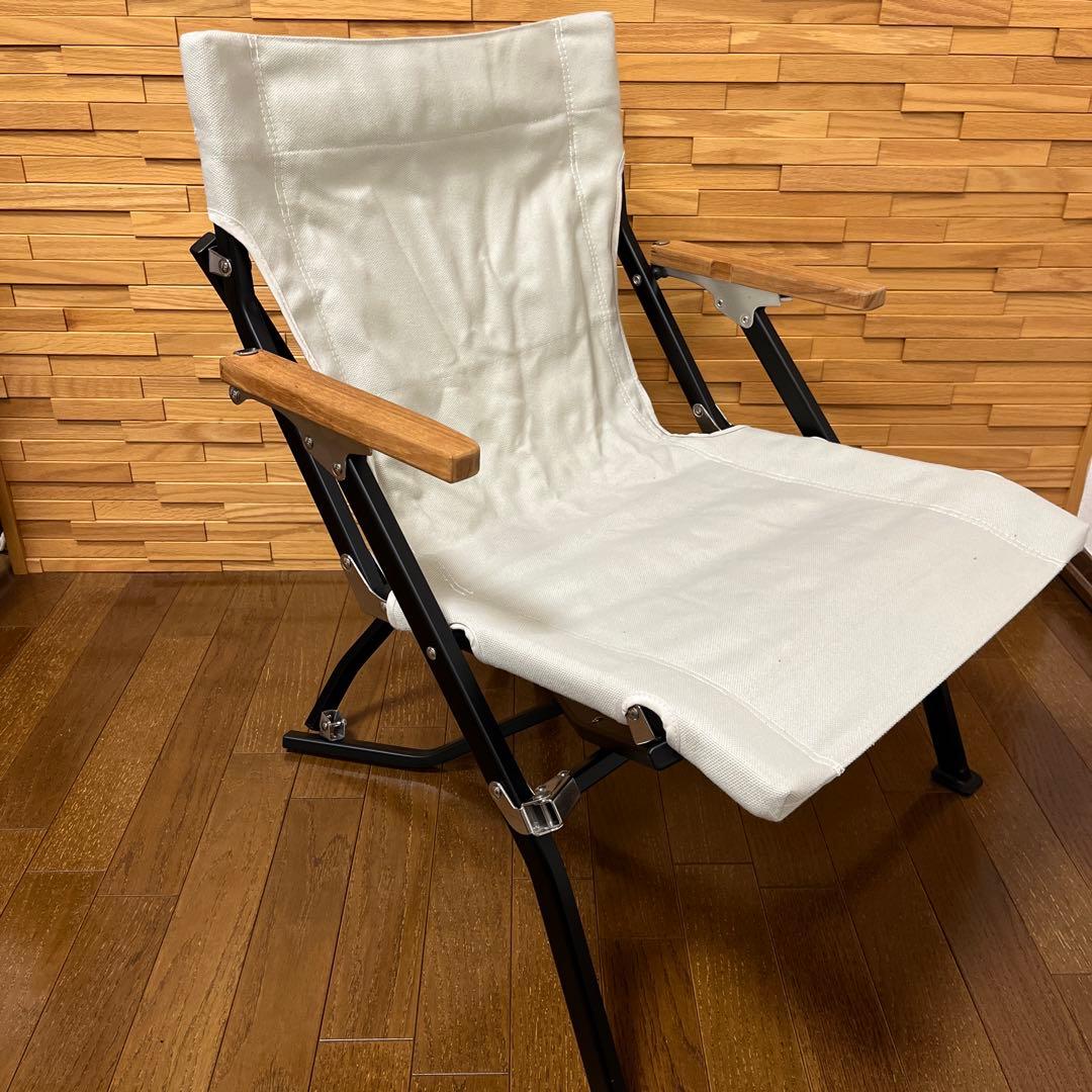  peak ローチェア ショート アイボリー②