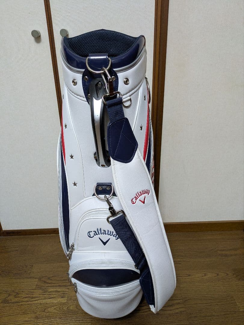 Callaway キャディバッグ ホワイト/レッド/ネイビー