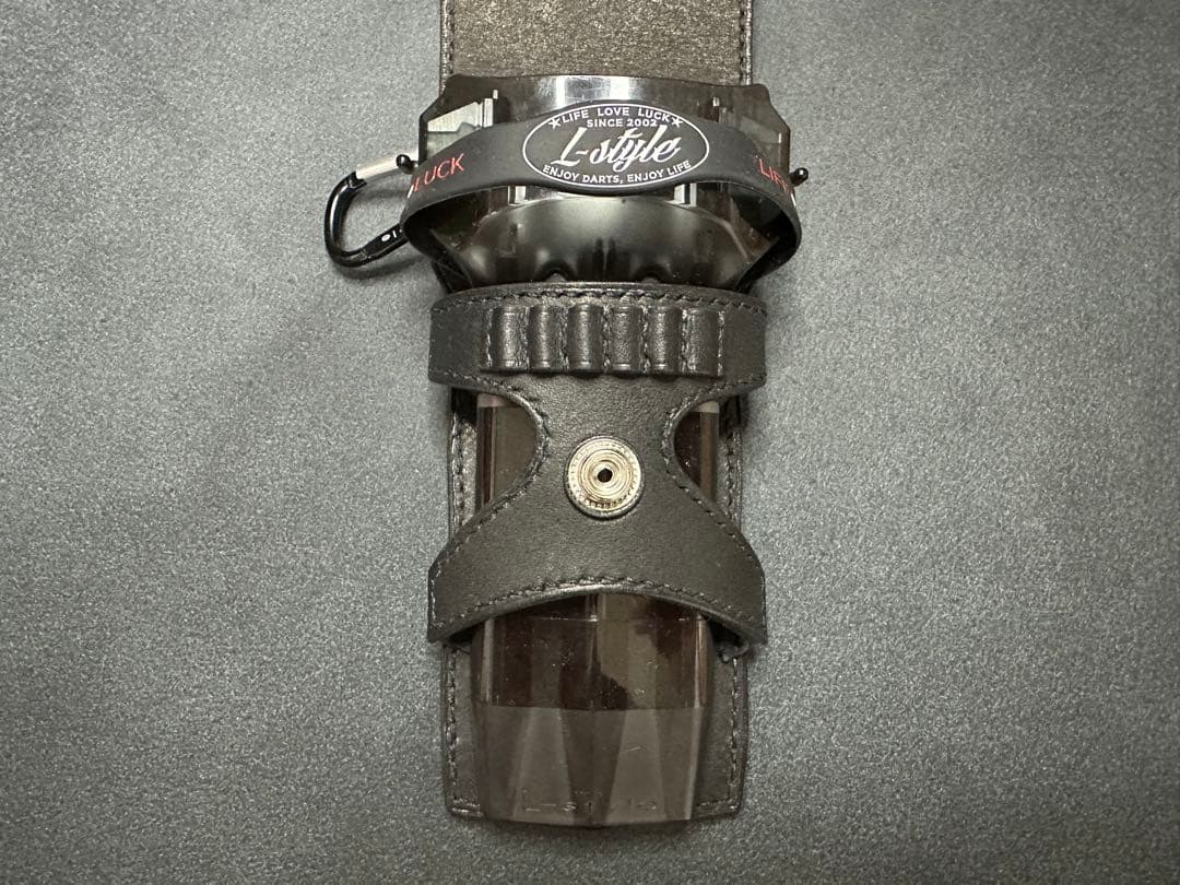 ゆうま⭐︎ダーツケースカバー（黒、ステッチ:黒）