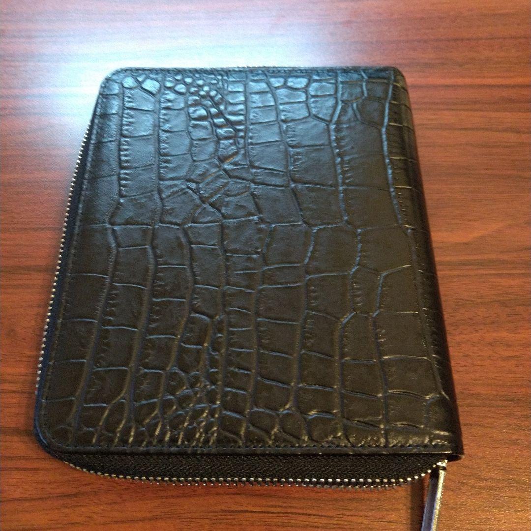 伊東屋　ロメオ　クロコ型押しコレクションペンケース（６本用）