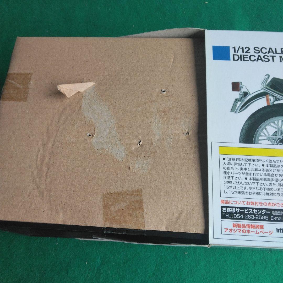 YAMAHA SR400 ヤマハ ブラックゴールド 1/12 完成品 アオシマ