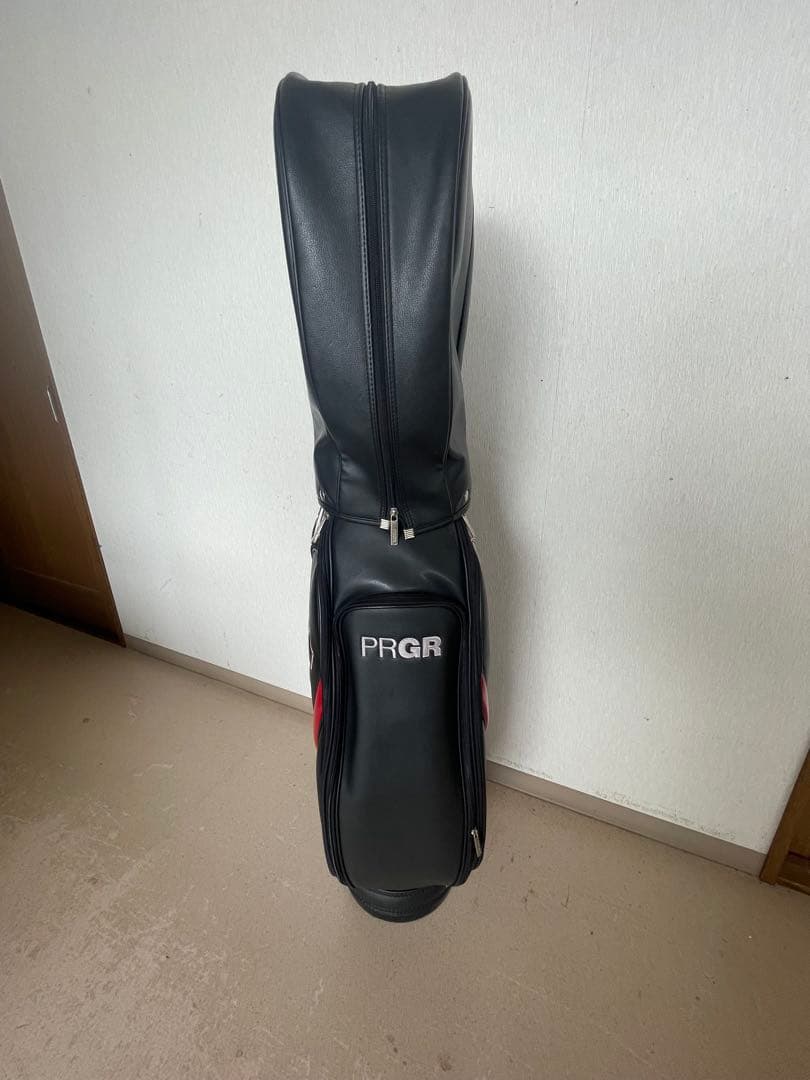 PRGRプロギア　ゴルフ　キャディバッグ PRCB-184 9型ブラック/レッド