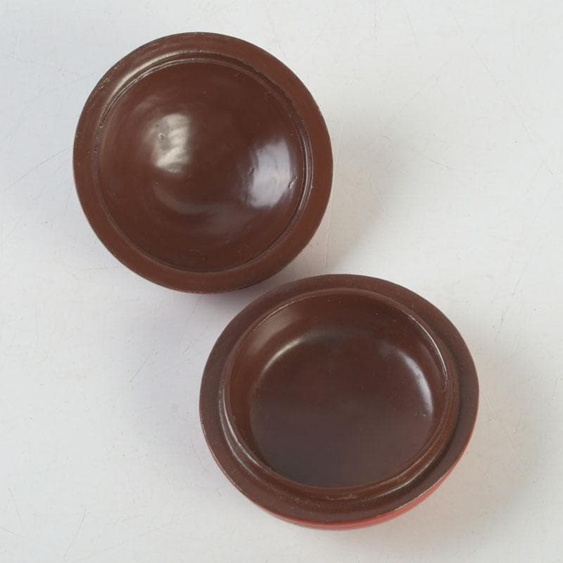 茶道具　朱塗　貝蒔絵　香合　仕覆付　V　9854