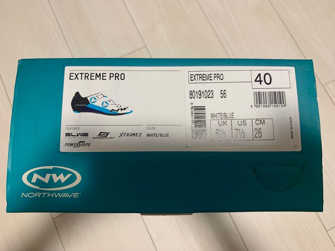 未使用)north wave ロードバイク ビンディングシューズ カーボン