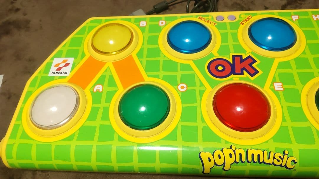 ポップンミュージック コントローラー 静音化 PS専用 完動品