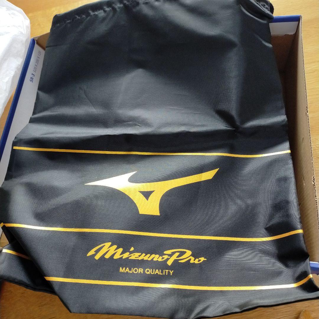 Mizuno ブラック スパイク 黒　26.0 未使用　シューズ袋付