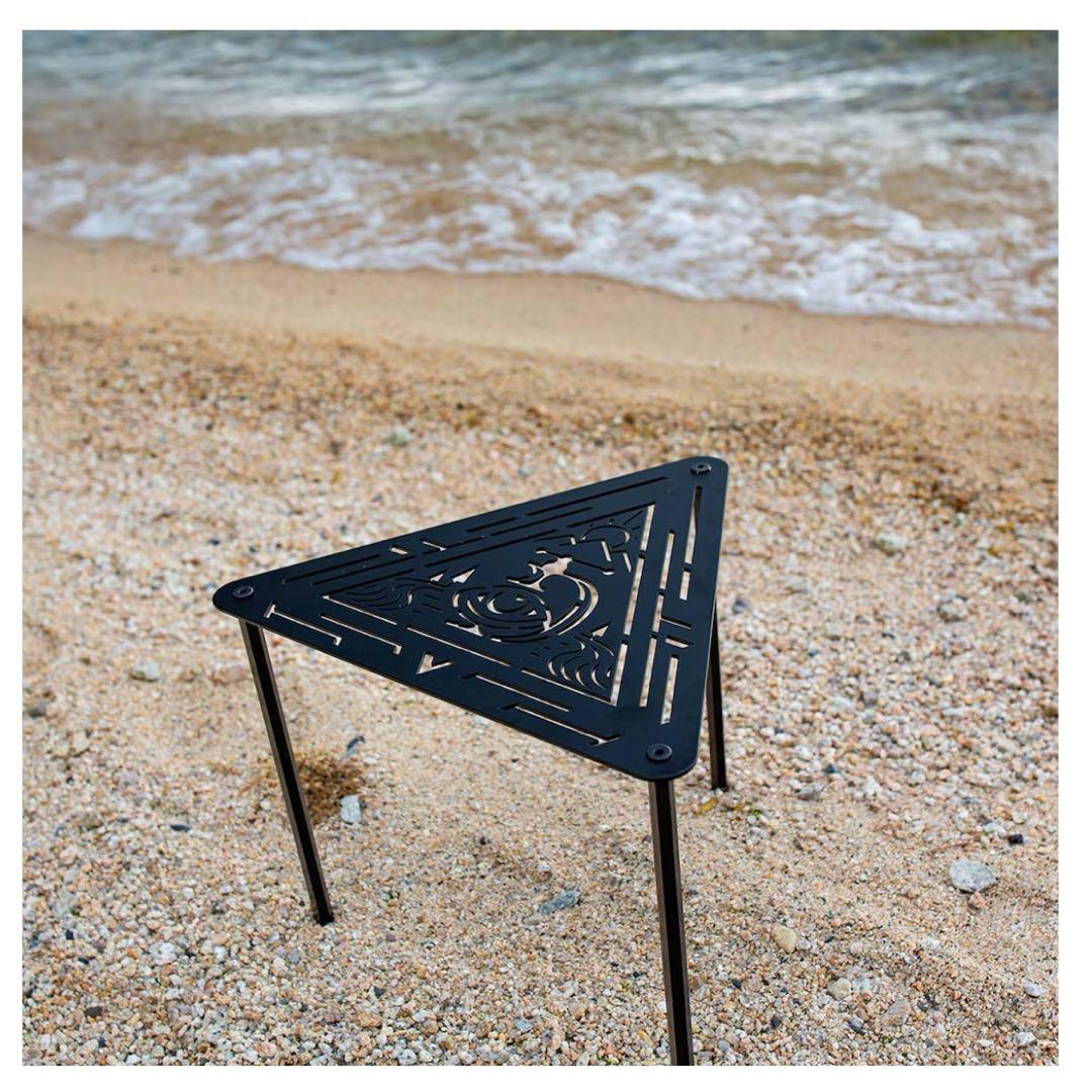 デバイスワークス　三角アイアンテーブル　SANTE