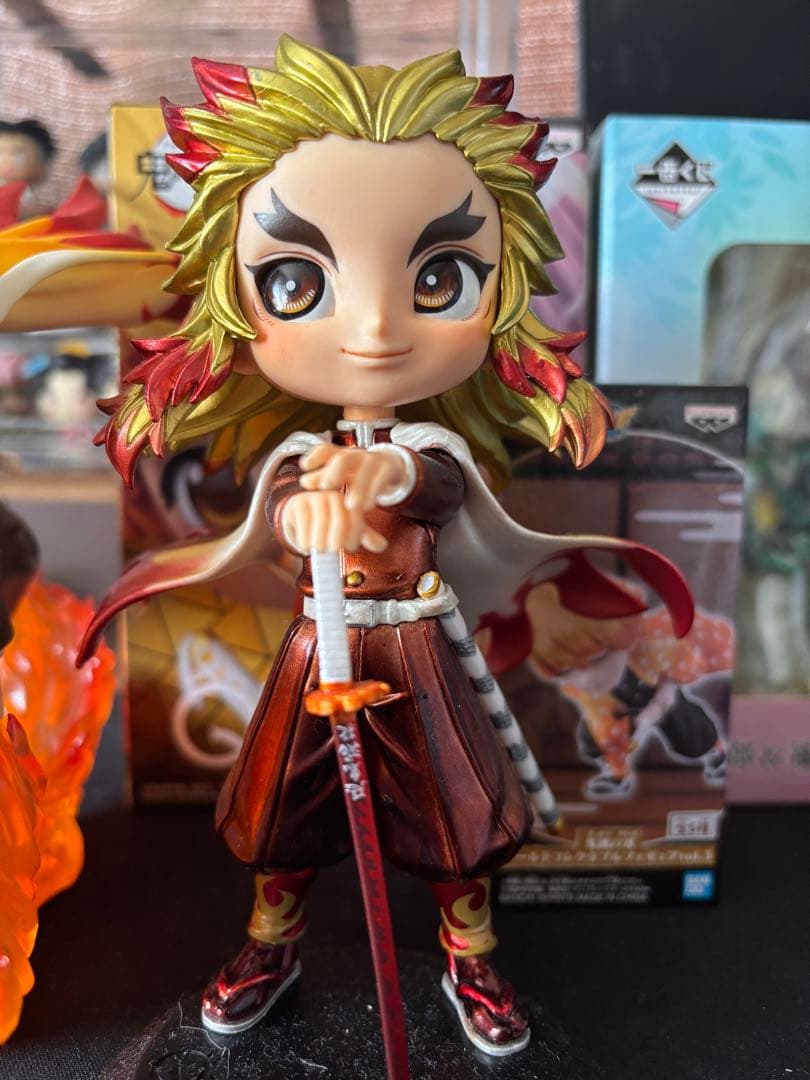 鬼滅の刃 フィギュア 竈門炭治郎＆禰豆子 善逸 煉獄杏寿郎 6体セット