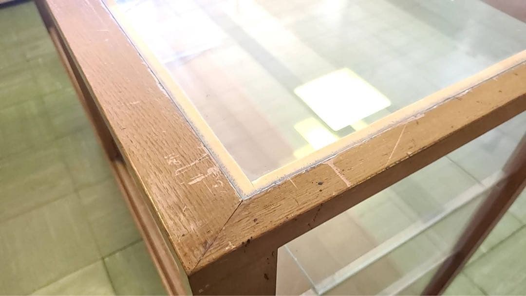 【専用/ブーヒーさん】ヴィンテージ　木製　ガラスショーケース