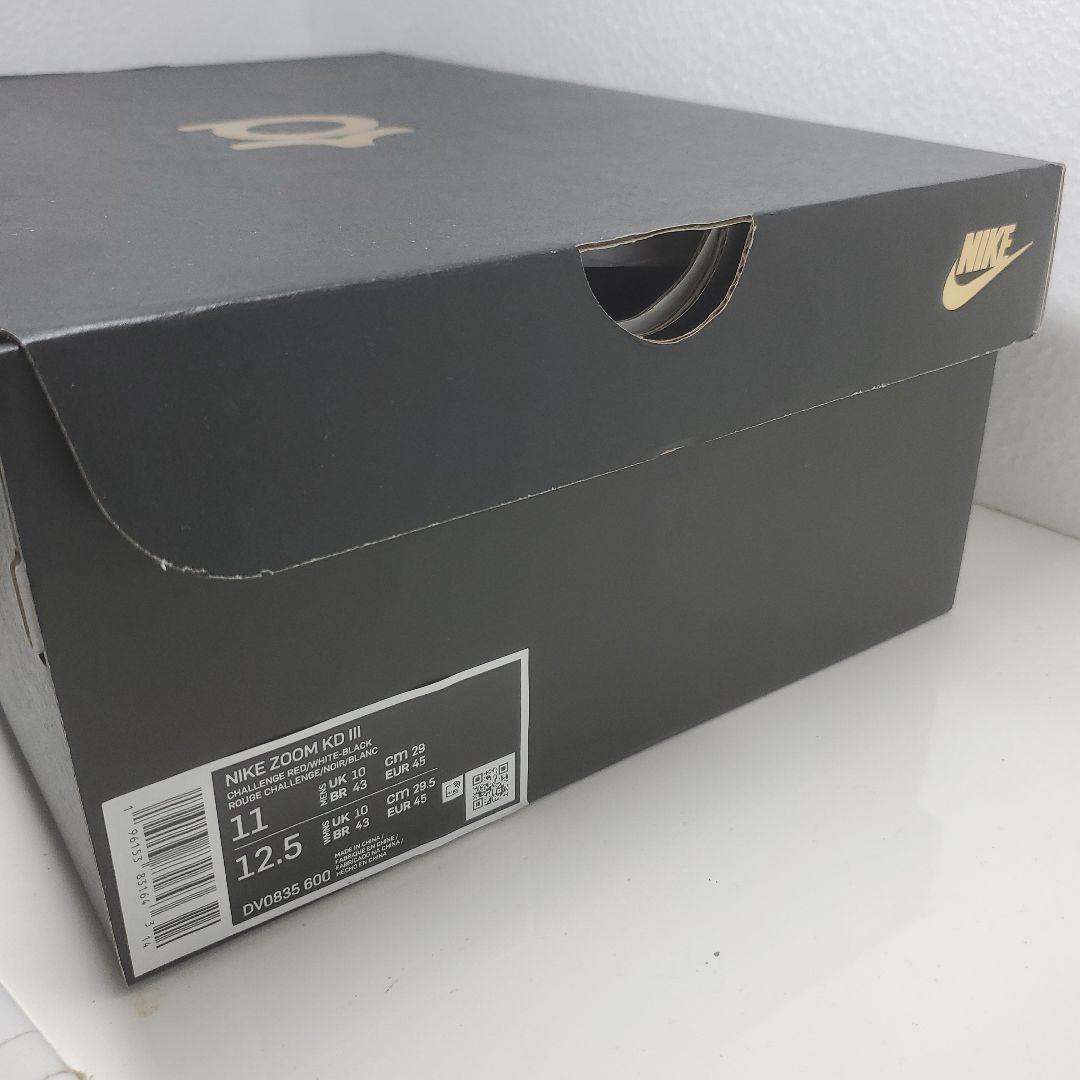 NIKE ZOOM KD3 29cm レッド