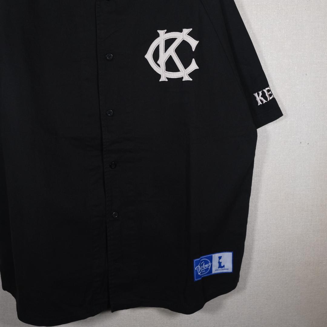 CALEE KEBOZ ケボズ  BASEBALL SHIRT 黒L