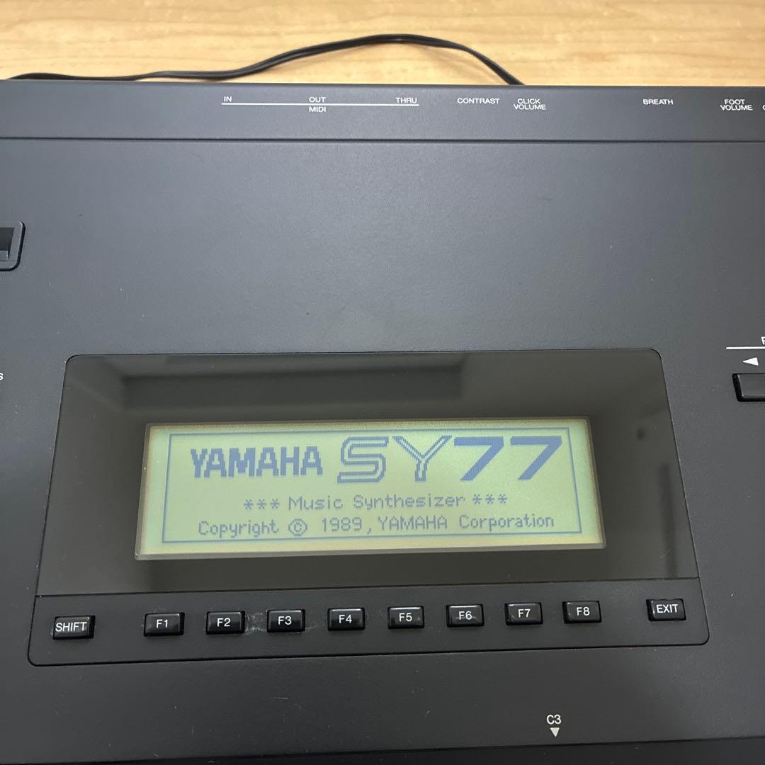 動作品　YAMAHA SY77 シンセサイザー　名機