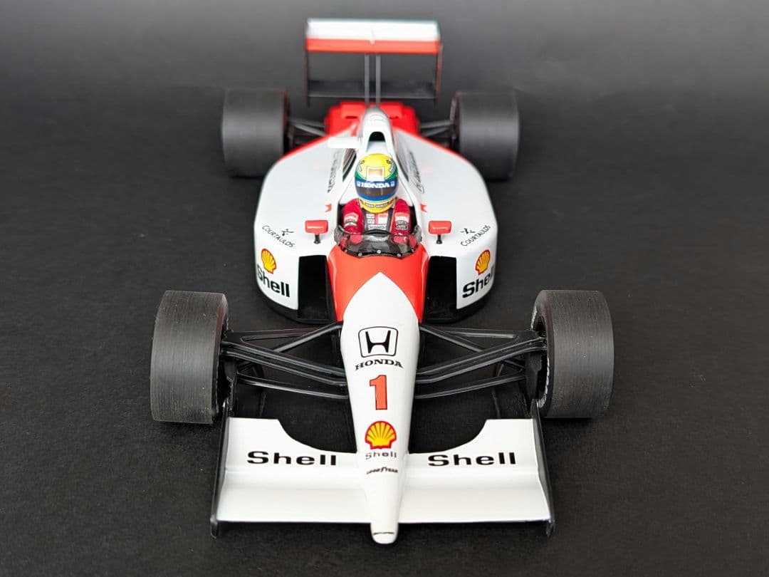 ミニチャンプス 1/18 マクラーレン ホンダ MP4/6 1991 A.セナ