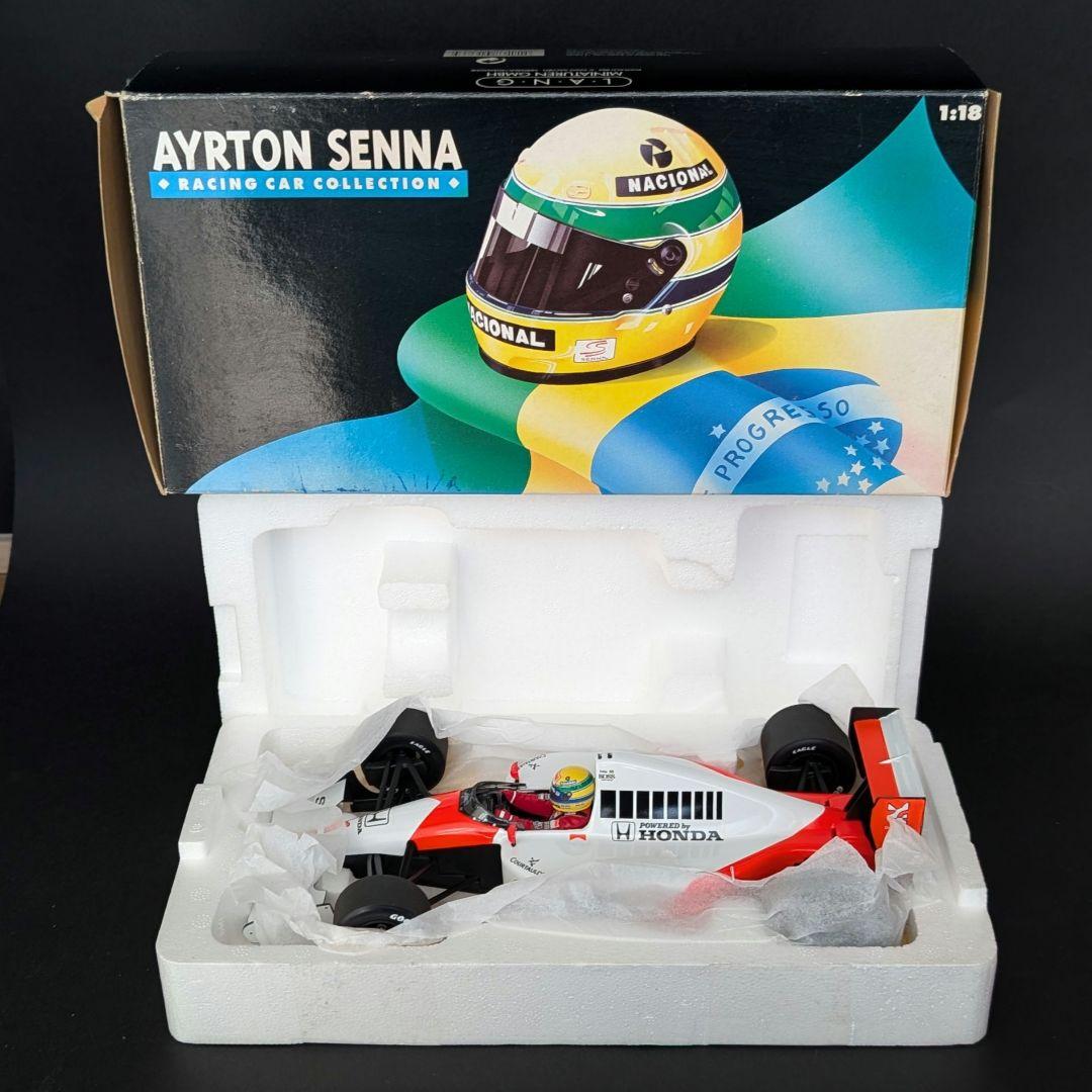 ミニチャンプス 1/18 マクラーレン ホンダ MP4/6 1991 A.セナ
