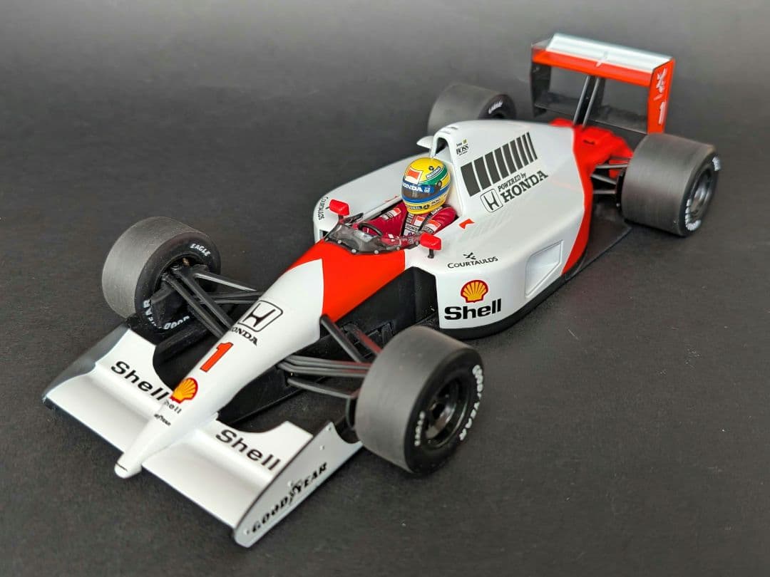 ミニチャンプス 1/18 マクラーレン ホンダ MP4/6 1991 A.セナ