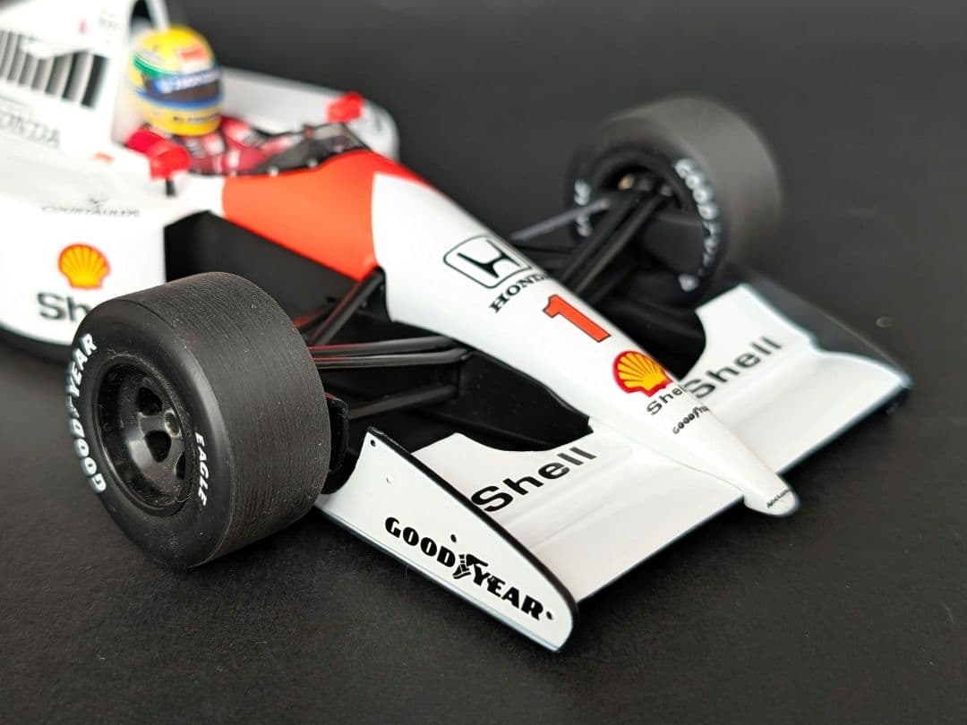 ミニチャンプス 1/18 マクラーレン ホンダ MP4/6 1991 A.セナ