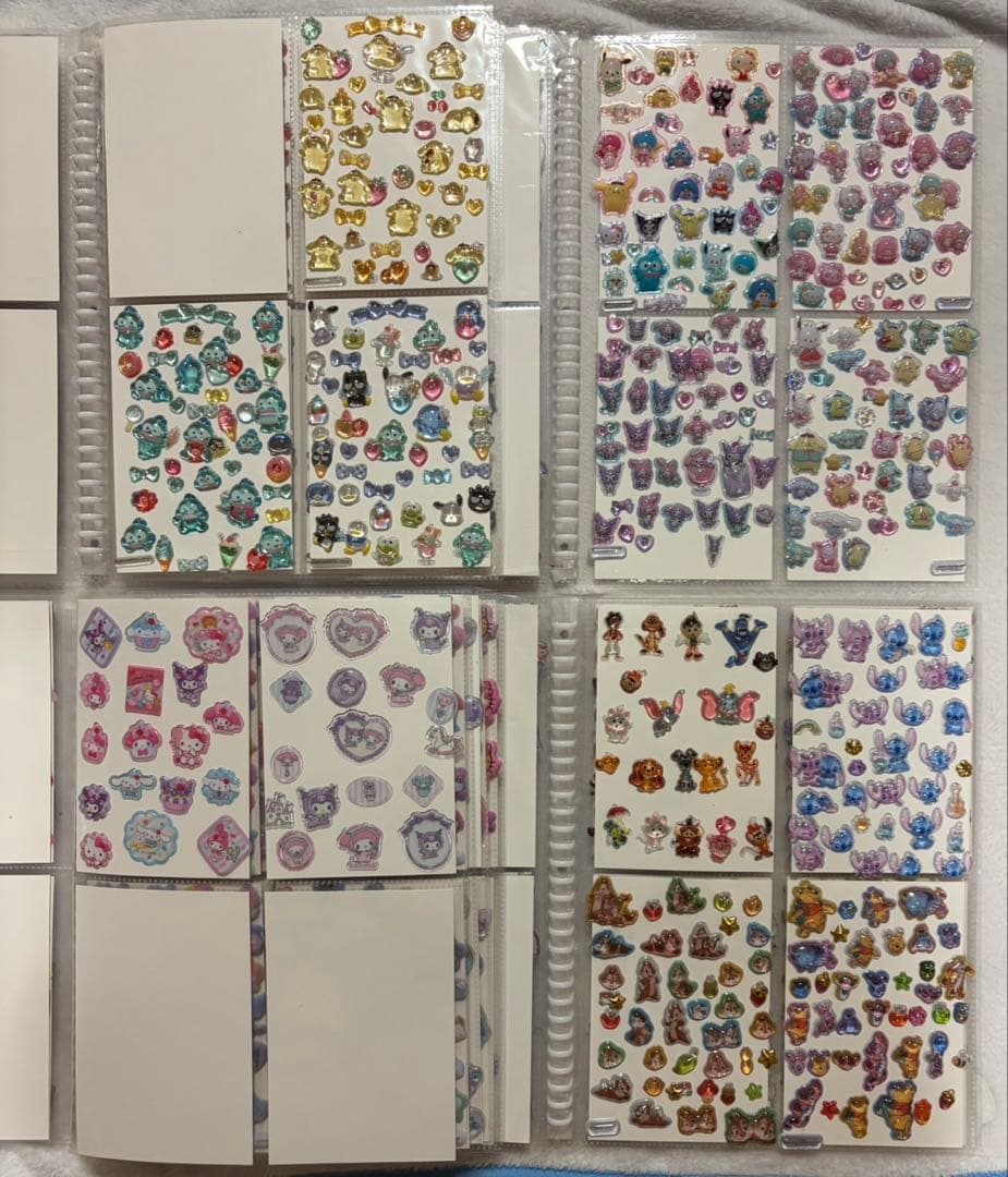 シール帳　完成品　Ａ4サイズ　ボンボンドロップシール　シール