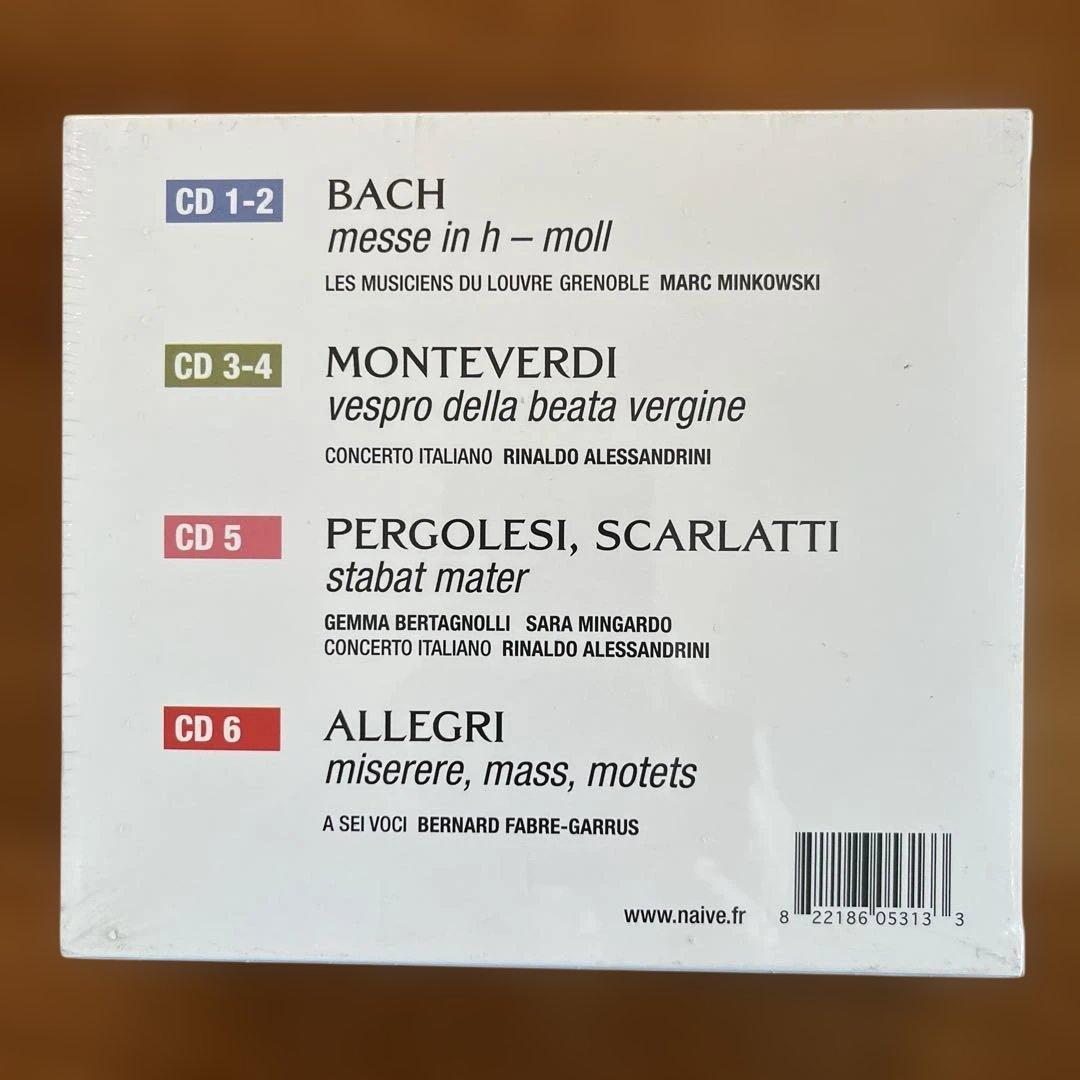 バロック宗教作品集　6CD