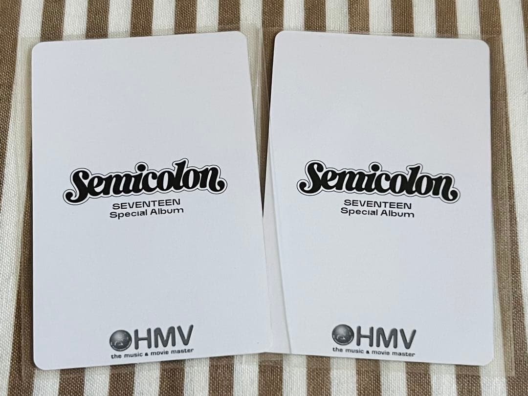 SEVENTEEN ウォヌ セミコロン HMV トレカ 第2弾 2枚セットふ