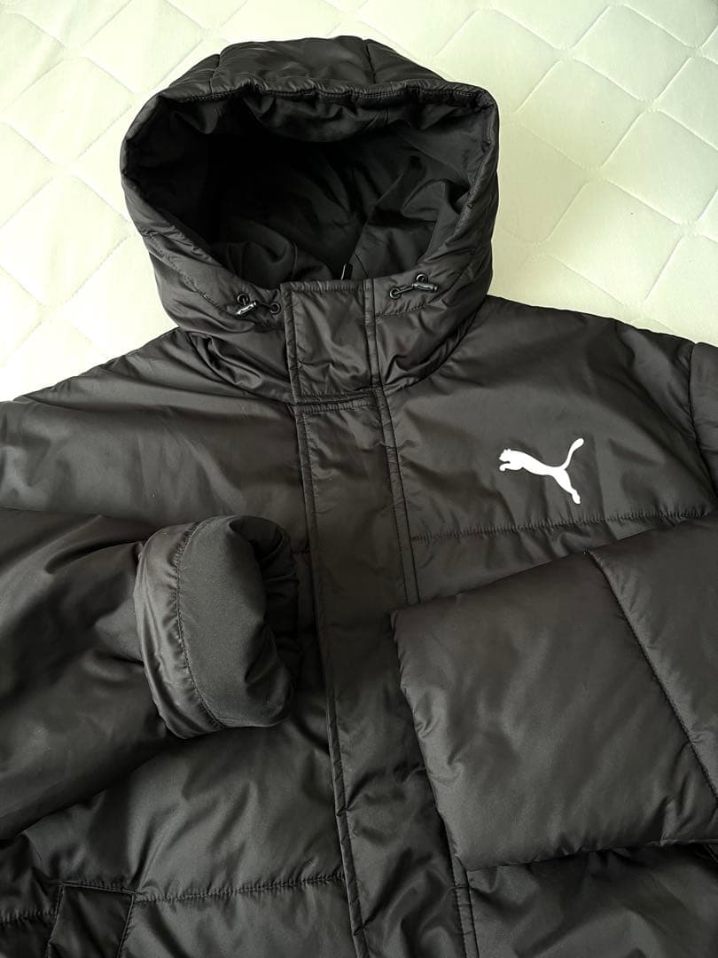 ☆PUMAプーマ☆ESS+ロングコートパデッドコートベンチコート メンズXL