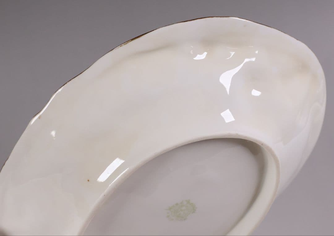 【CM308】オールドノリタケ どんぐり 葉 皿 鉢 団栗 ナッツ 明治 陶磁器