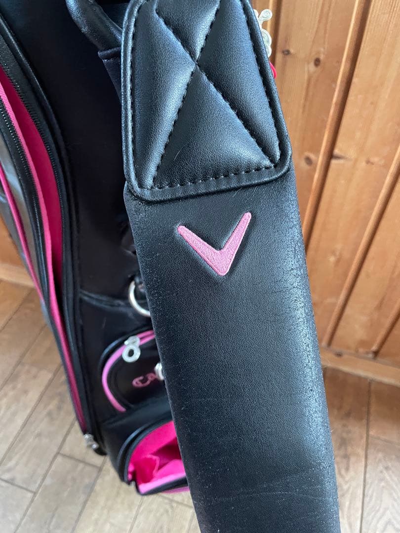 キャロウェイ ゴルフバッグ レディース キャディバッグ キーホルダー＆カバー付