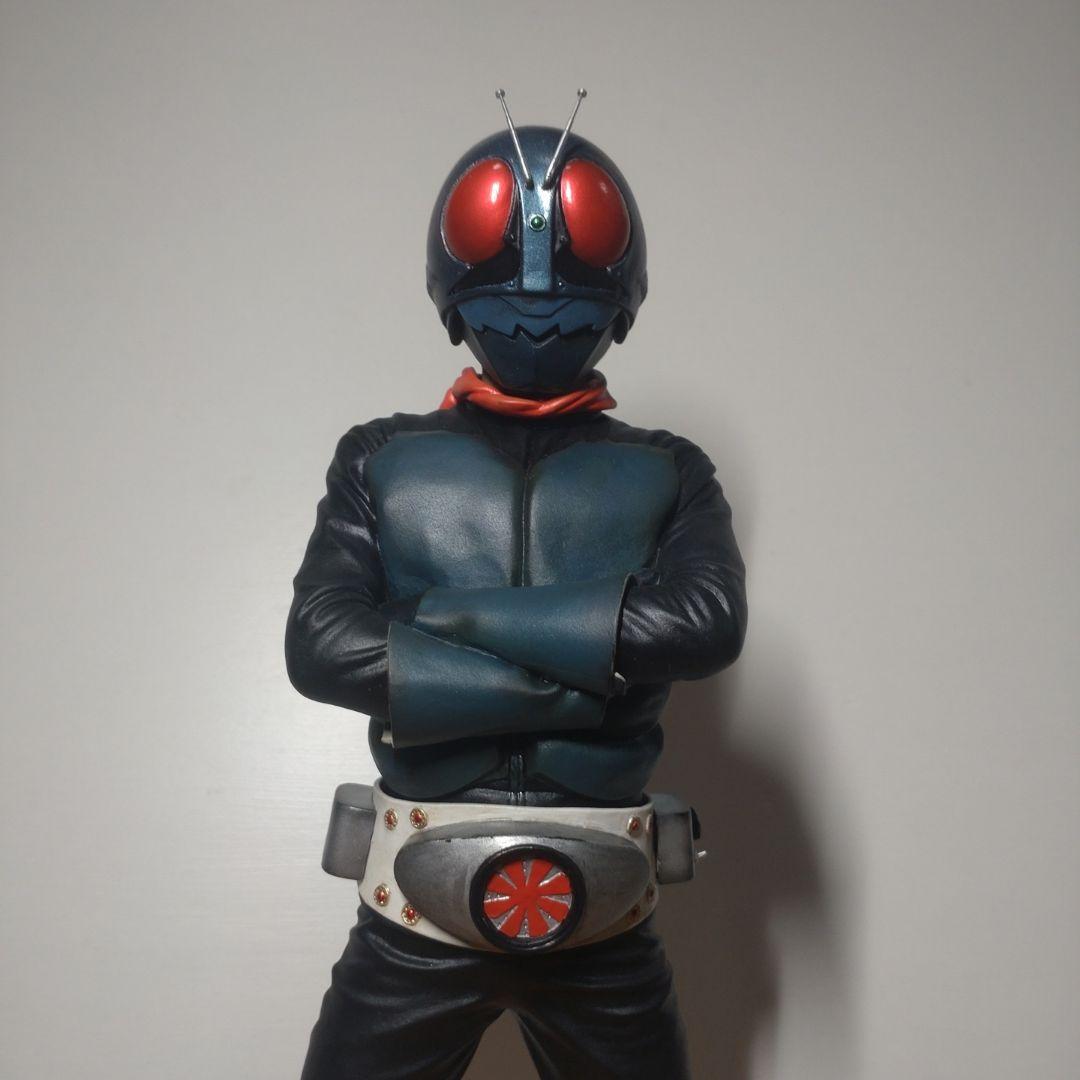 ビリケン商会1/6 仮面ライダー旧１号ソフビキット完成品　本郷猛