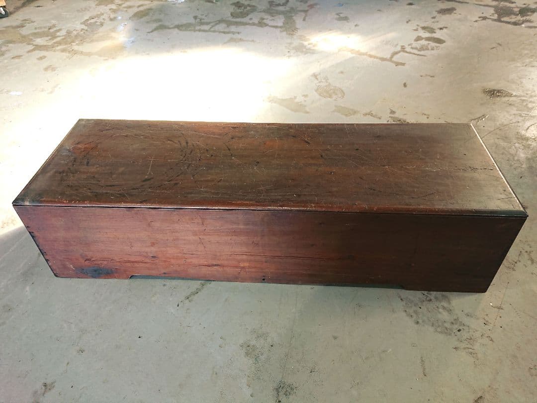木製 空箱（長方形 大型）　/明治 大正 骨董品 古美術 アンティーク