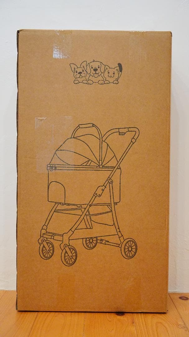 【新品】ペットカート 中型犬 分離型 折りたたみ 耐荷重25kg 対面式 犬用