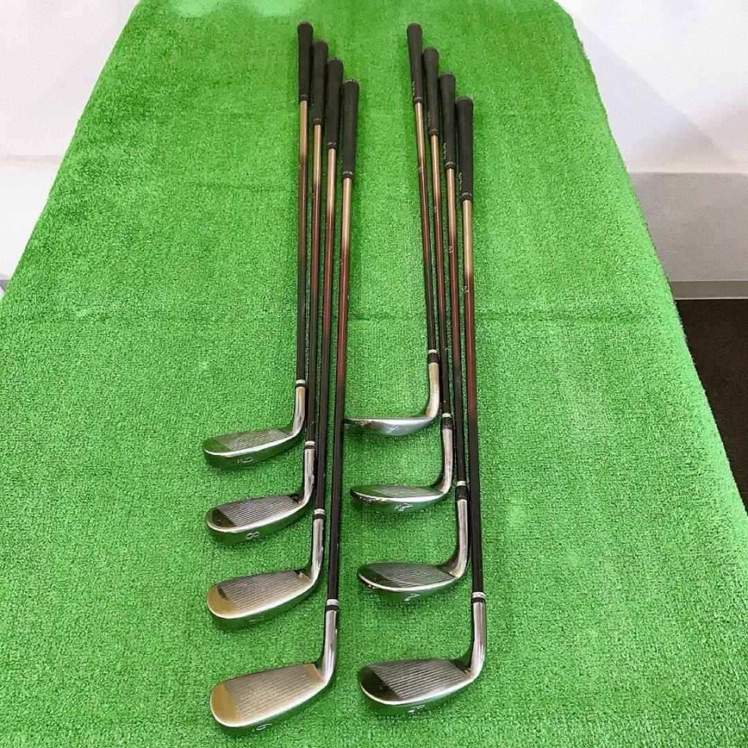 タ21★マジェスティ VANQUISH-VR 8本アイアンセット 金 JAPAN