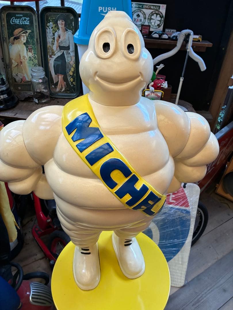 ミシュランビバンダム人形台付き #ミシュラン#ビバンダム#人形#古い#欧州