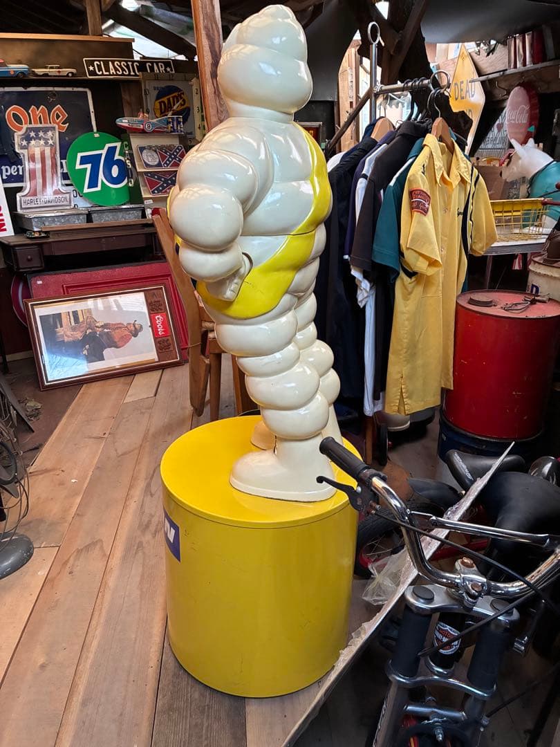 ミシュランビバンダム人形台付き #ミシュラン#ビバンダム#人形#古い#欧州