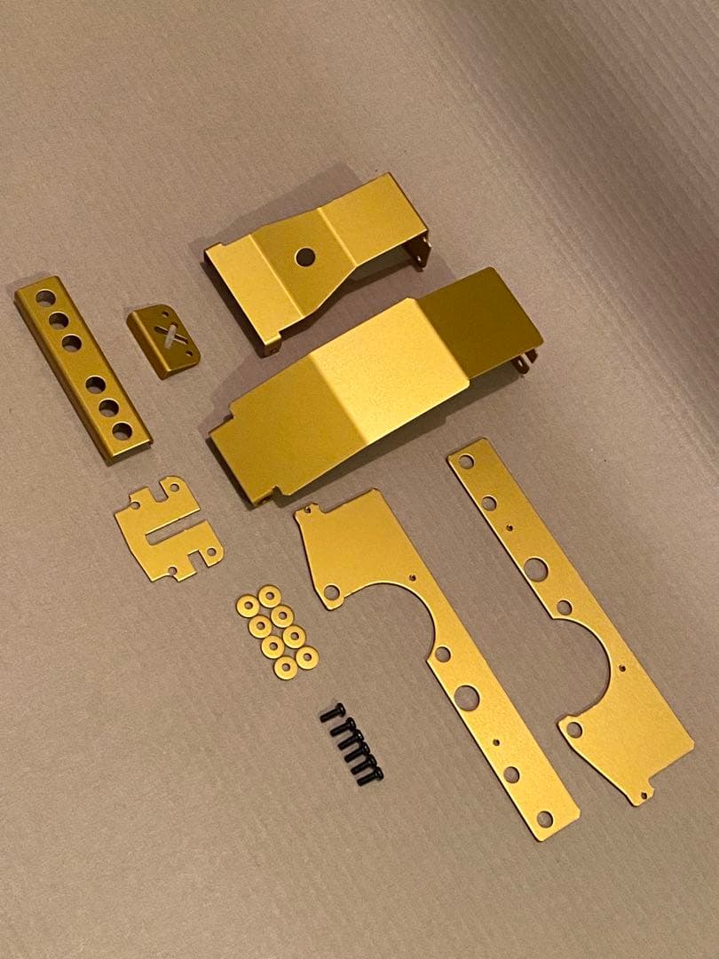 ラスト1セット タミヤ　ＷＲ０２ワイルドウイリー　６点セット　アルマイトゴールド