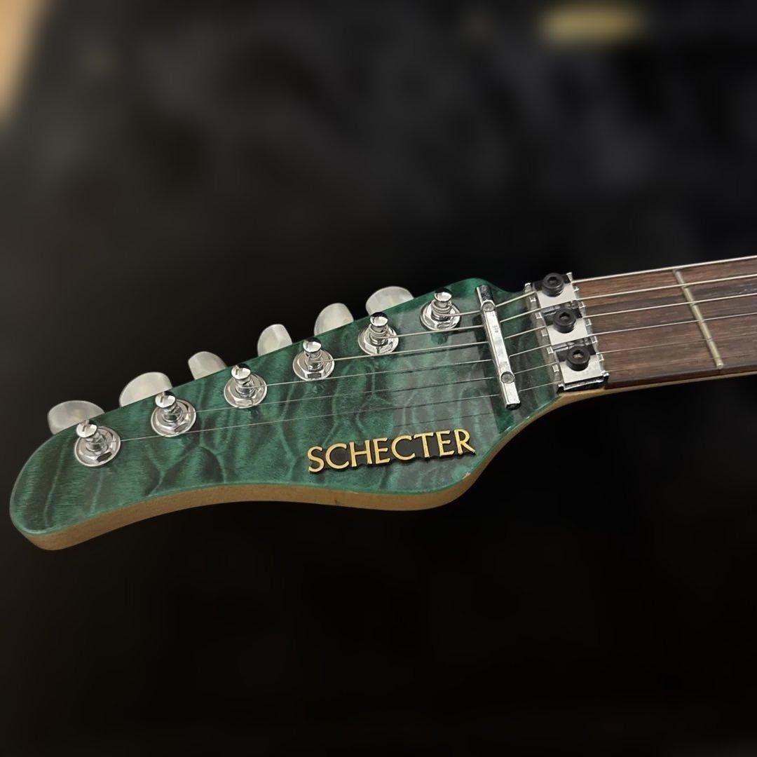SCHECTER EX-24-CTM-FRT BKTQ レフティモデル 超希少
