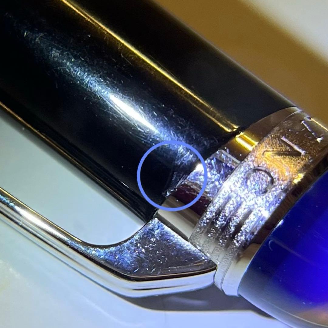 モンブラン　スターウォーカードゥエ　ボールペン　　ブルードーム　ツイスト式 傷有