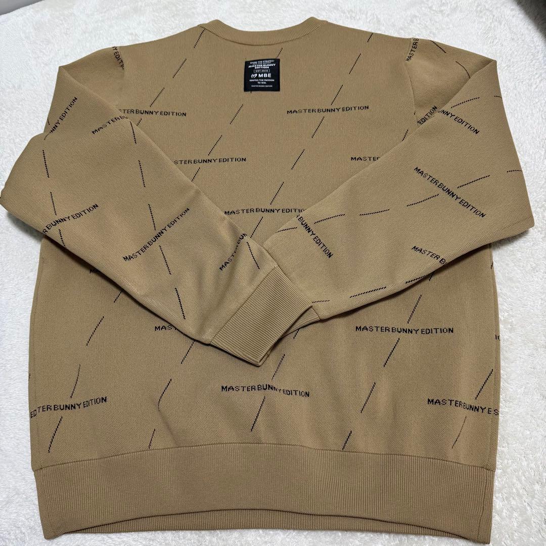 MASTER BUNNY EDITION ベージュ ニット 裏地付き ゴルフ